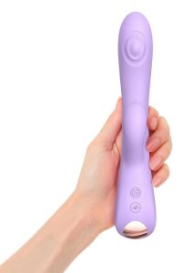Bunny and Clyde Rechargeable Silicone Rabbit Vibrator - Viva Mauve