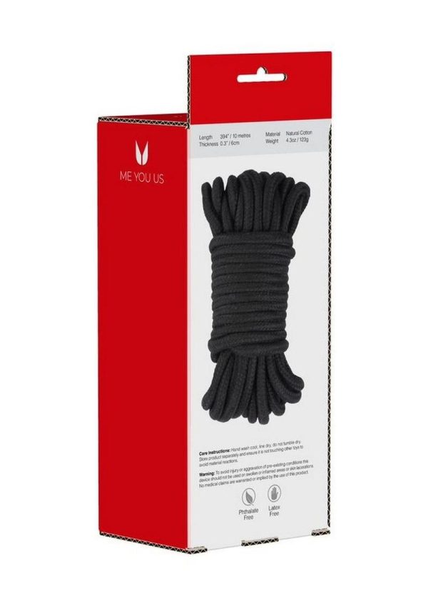 ME YOU US Tie Me Up Rope 10m - Black