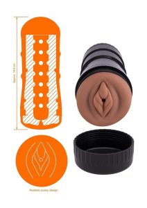 DeeLite Hand Pussy Stroker - Caramel