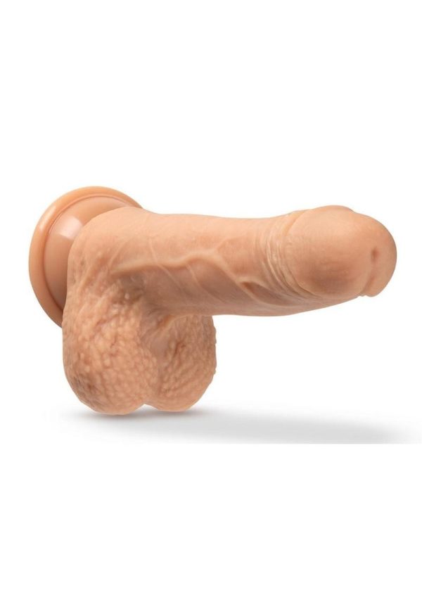 Dr. Skin Platinum Silicone Dr. Grey Rechargeable Thrusting Dildo with Remote Control 7in - Vanilla
