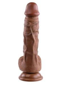 Realistic Dildo 8in - Chocolate