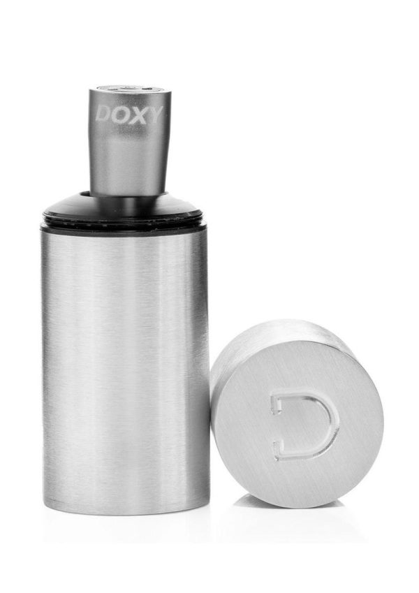 Doxy Bullet Rechargeable Aluminum Vibrator - Silver