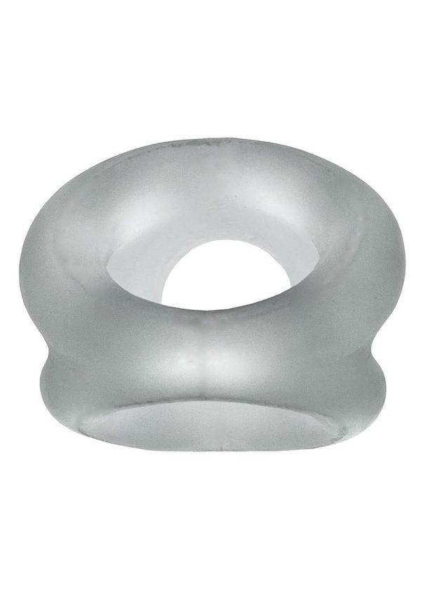 Oxballs Tri-Squeeze Silicone 3-Ring Ball Stretching Sling - Clear Ice