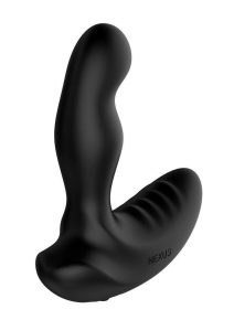 Nexus Ride Rechargeable Silicone Vibrating Prostate and Perinium Massager with Remote Control - Black