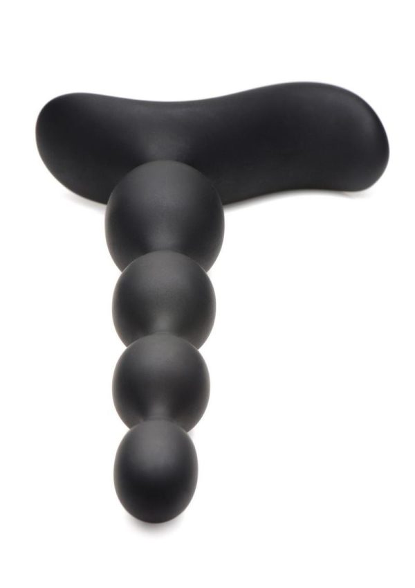 Zeus Shock Beads 80X Vibrating and E-Stim Rechargeable Silicone Anal Beads with Remote Control