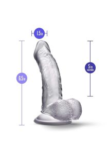 B Yours Diamond Sparkle Dildo 6.5in - Clear