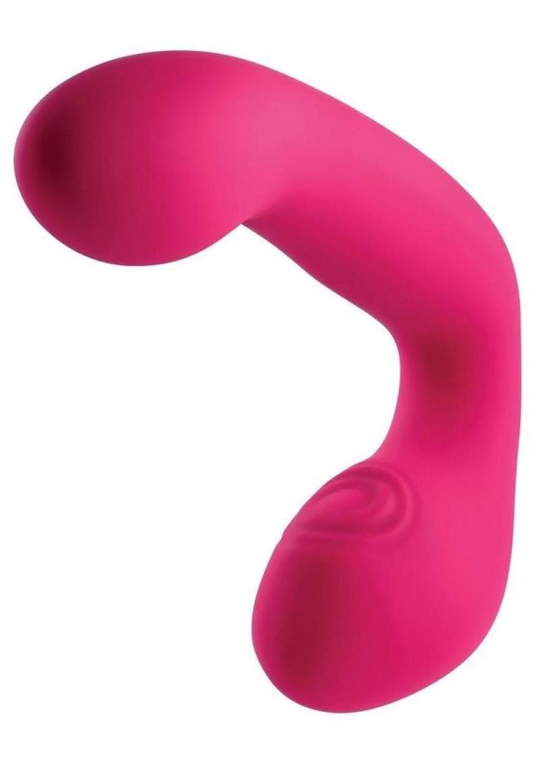 Buck Wild Rechargeable Silicone G-Spot Vibrator - Pink