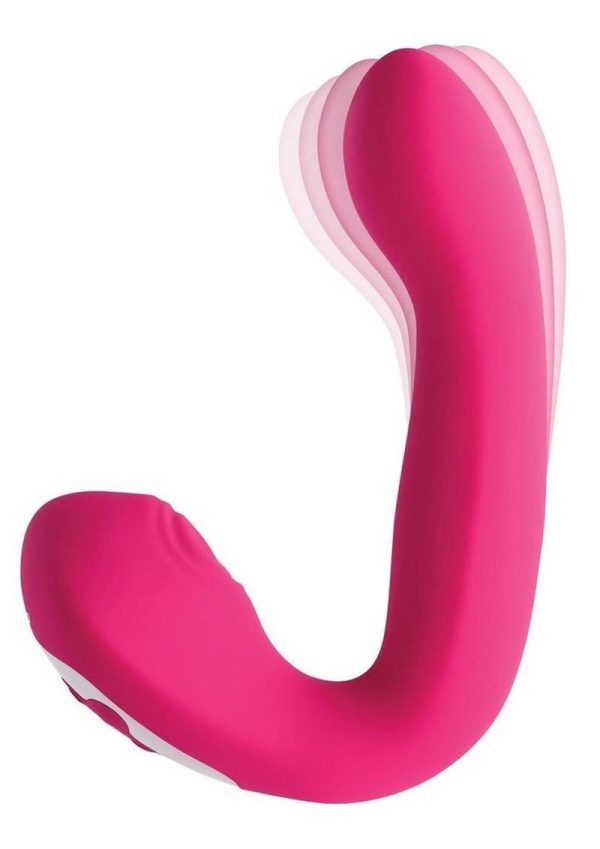 Buck Wild Rechargeable Silicone G-Spot Vibrator - Pink
