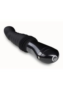 Temptasia Lazarus Rechargeable Silicone Thrusting Dildo - Black