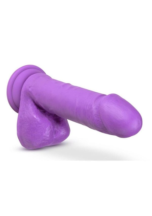 Neo Dual Density Dildo 8in - Neon Purple
