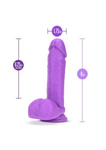 Neo Dual Density Dildo 8in - Neon Purple