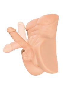 PDX Plus Perfect Ride Posable Male Masturbator - Vanilla