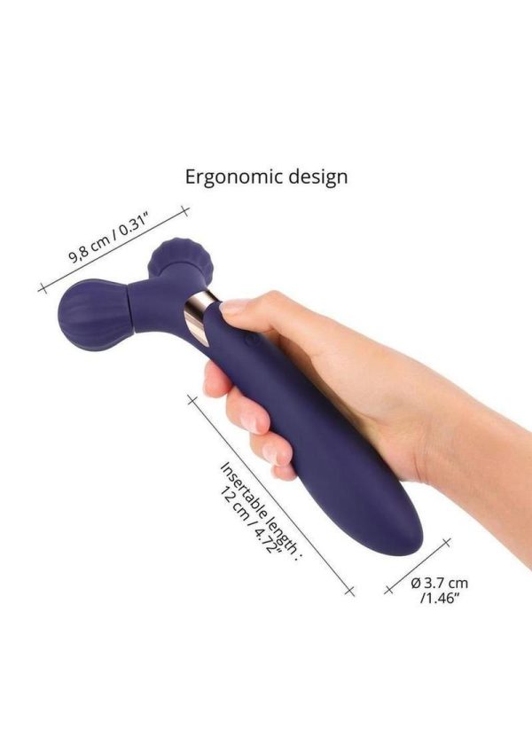 Fireball Rechargeable Silicone Vibrator - Midnight Indigo