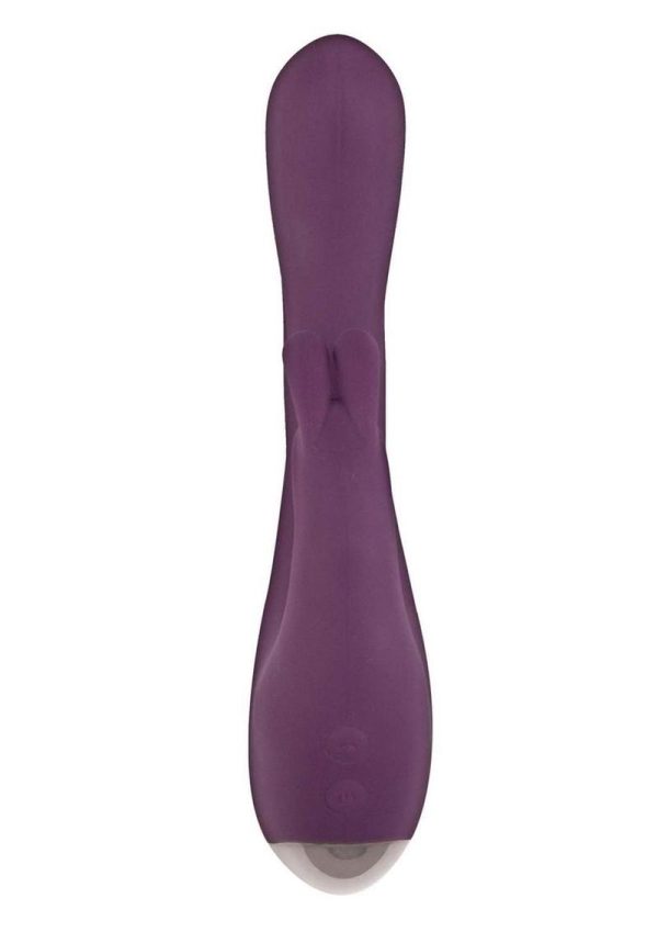Princess Bunny Tickler Rechargeable Silicone Rabbit Vibrator - Purple
