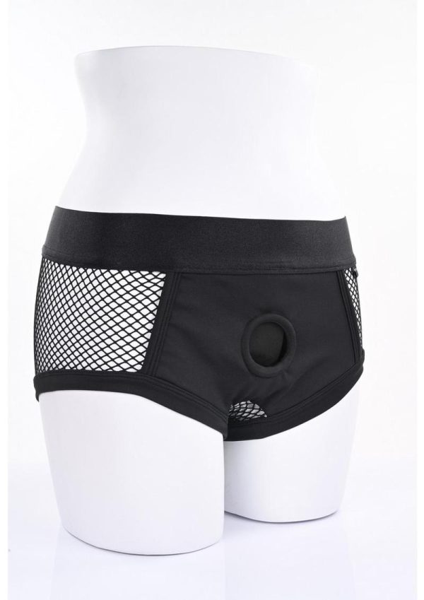 EM EX Fit Harness Fishnet - Xlarge - Black