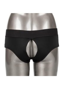 Her Royal Harness Backless Brief - XXLarge/XXXLarge - Black