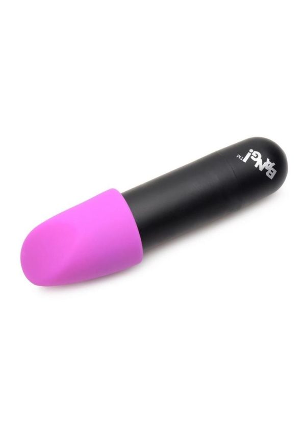 Bang! Rechargeable Bullet with 4 Attachments - Black