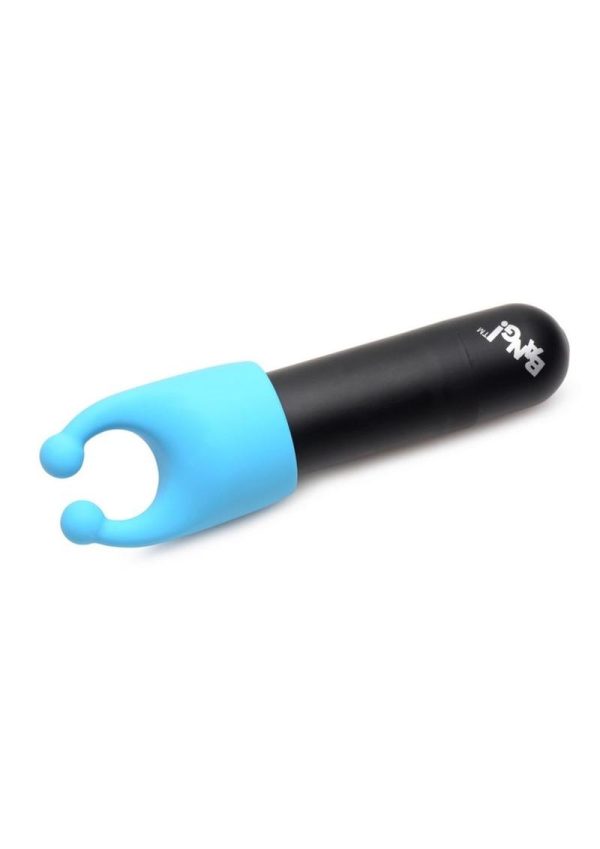 Bang! Rechargeable Bullet with 4 Attachments - Black