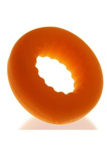 Oxballs Axis Rib Griphold Cock Eing - Orange Ice