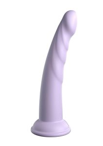 Dillio Platinum Slim Seven Silicone Dildo 7in - Lavender