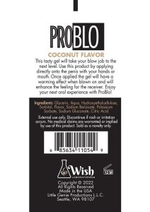 ProBlo Oral Pleasure Flavored Gel 1.5oz - Coconut