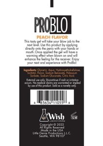 ProBlo Oral Pleasure Flavored Gel 1.5oz - Peach