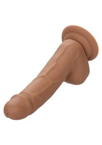 Silicone Studs Realistic Dildo 6in - Caramel