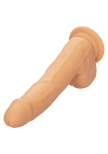 Silicone Studs Realistic Dildo 8in - Vanilla