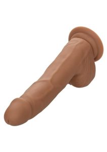 Silicone Studs Realistic Dildo 8in - Caramel