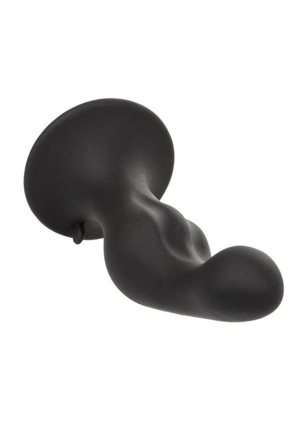Silicone Anal Ripple Plug Kit (3 Piece) - Black