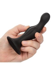 Silicone Anal Ripple Plug Kit (3 Piece) - Black
