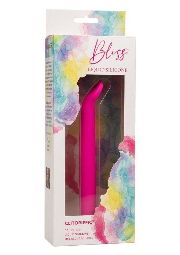 Bliss Liquid Silicone Rechargeable Vibrator - Pink