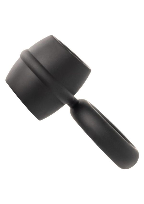 Alpha Liquid Silicone Dual Magnum Ring - Black