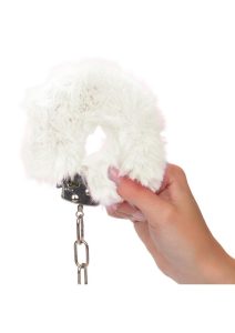 Ultra Fluffy Furry Cuffs - White