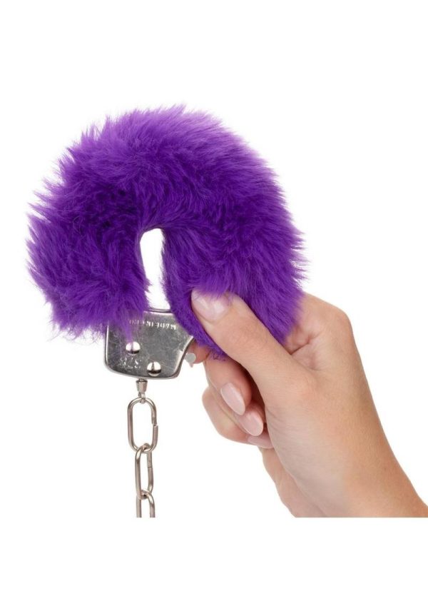 Ultra Fluffy Furry Cuffs - Purple
