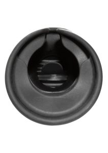 Boundless Flickering Rechargeable Silicone Stroker - Black