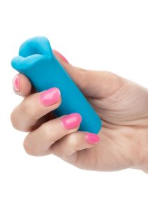 Kyst Lips Rechargeable Silicone Bullet Vibrator - Blue