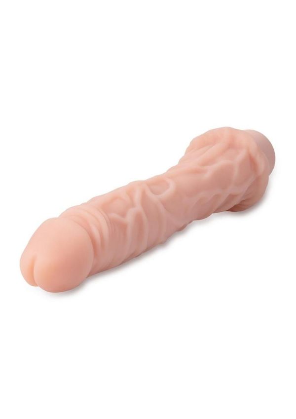 Dr. Skin Platinum Collection Silicone Dr. Richard Vibrating Dildo 9in - Vanilla