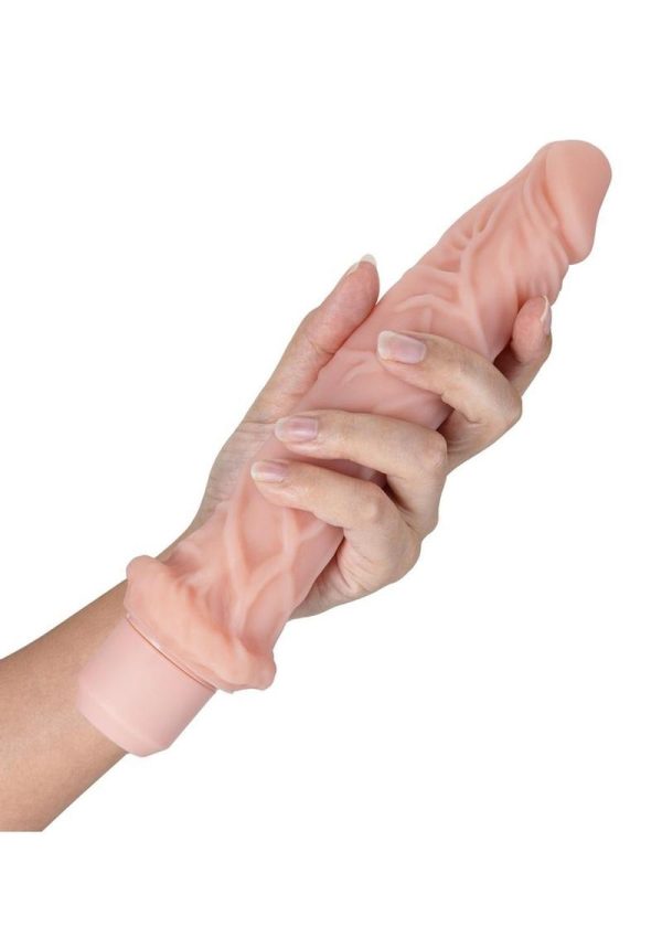 Dr. Skin Platinum Collection Silicone Dr. Richard Vibrating Dildo 9in - Vanilla
