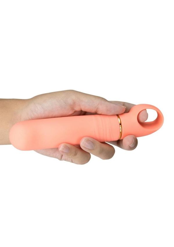 Aria Smokin` AF Silicone Vibrator - Coral