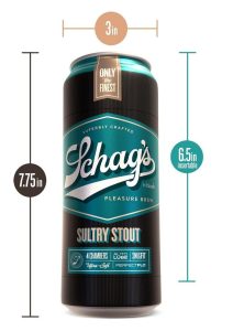 Schag`s Sultry Stout Beer Can Stroker - Frosted