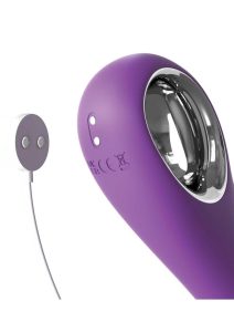 Fantasy For Her Ultimate Pleasure Pro Rechargeable Silicone Vibrator - Purple/Clear