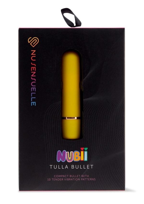 Nu Sensuelle Tulla Nubii Rechargeable Silicone Bullet - Yellow