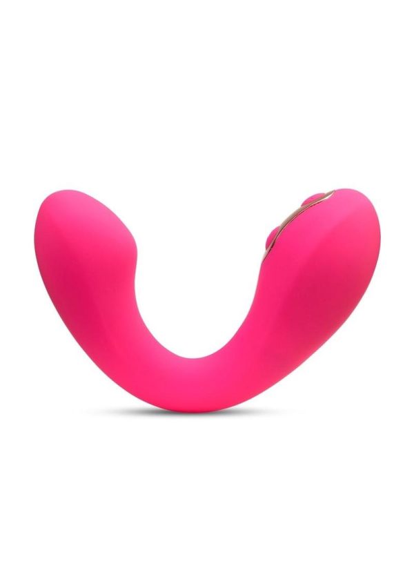 Nu Sensuelle Libi Flexible Rechargeable Silicone G-Spot Vibrator - Deep Pink