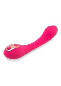 Nu Sensuelle Libi Flexible Rechargeable Silicone G-Spot Vibrator - Deep Pink