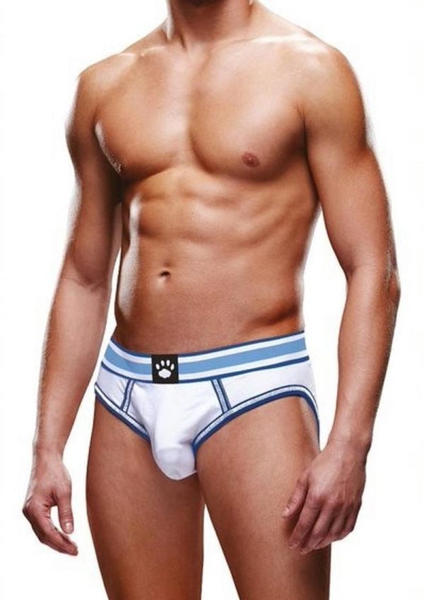 Prowler White/Blue Open Brief - XXL