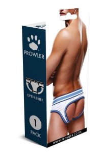 Prowler White/Blue Open Brief - XXL