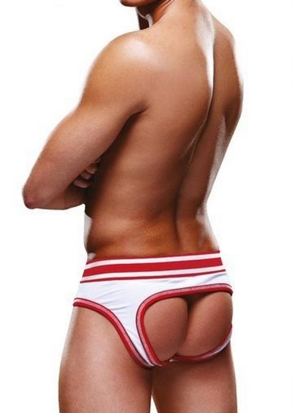 Prowler White/Red Open Brief - XXL