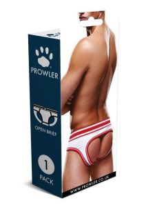 Prowler White/Red Open Brief - XXL