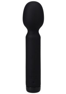 In a Bag Silicone Rechargeable Wand Massager - Black